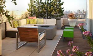 terraces with swimming pool in montreal Montreal Outdoor Living - Landscaping, Paving, Construction, Design
