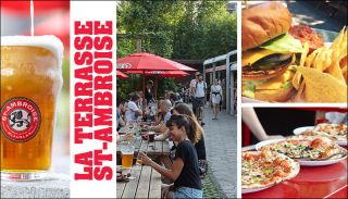 restaurants with terrace in montreal Terrasse St-Ambroise